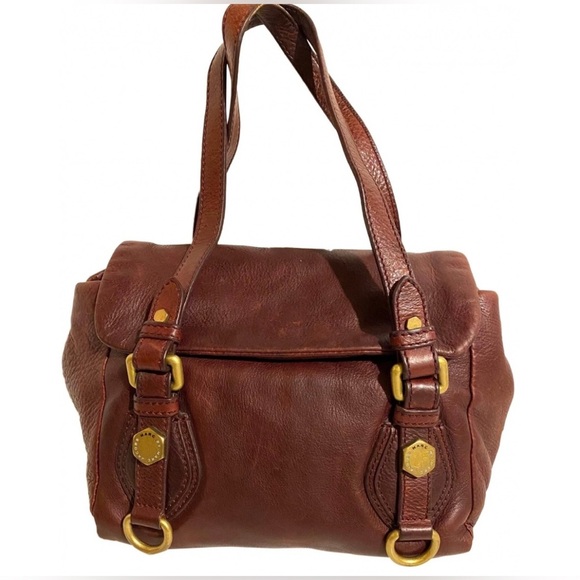 Marc by Marc Jacob’s burgundy, brown, satchel distressed Leather Women's Bag - Picture 1 of 10